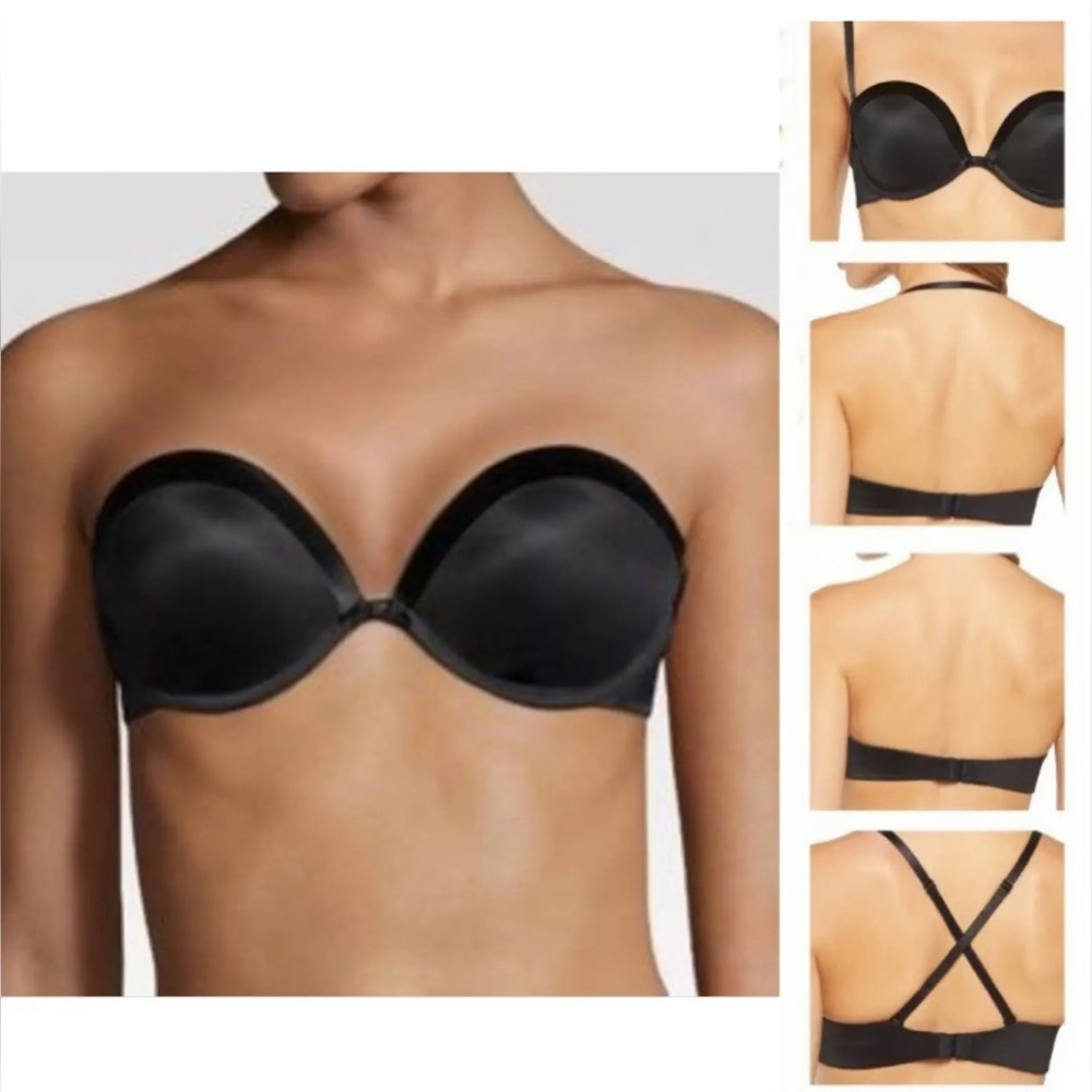 *Plunge Multi-Way Push-Up Strapless Bra ~Maidenform  05656 Powerband